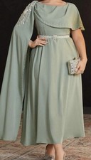 Brand New dress Party Wedding Cruise Sage green Size 18