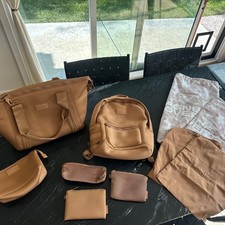 Dagne Dover Duffle And Backpack Set Camel