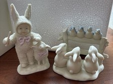 Dept 56 Snowbunnies Let's All Sing Like The Birdies Sing in Original Packaging