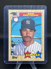 Topps 1987 Don Mattingly All Star 1986 AL Leaders #606 New York Yankees MLB