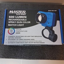 Rechargeable Spray Gun Mount Color Match Light, 500 Lumen LED, Natural Sunlight