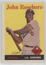 1958 Topps John Roseboro #42 Rookie RC 16ez