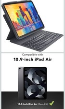 ZAGG Pro Keys Detachable Case and Wireless Keyboard for iPad Air 4/5th Gen