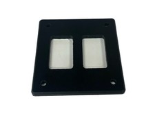 Plastic 3 1/4 X 3 Two Gang Rocker Switch Pane...