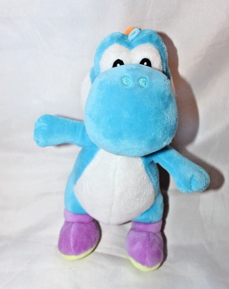 Lot 6 Super Mario Plush 8" - 13" Yoshi Bob-omb Donkey Kong Princess Peach Luigi - Image 2 of 4