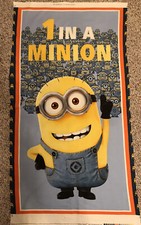 Minion Fabric Panel 1 In A Minion By QuiltingTreasures 24 x42
