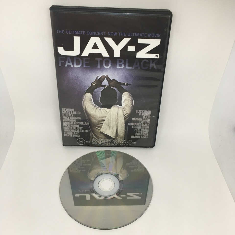 JAY-Z FADE TO BLACK DVD Region 4 MOVIE Very Good Condition FREE POSTAGE