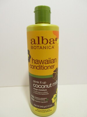 Alba Botanica Hawaiian CONDITIONER Coconut Milk, Mega Moisture 12 oz - BRAND NEW