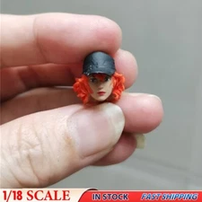 1/18 Game Mechanic Solider Female Girl Head Sculpt Fit 3.75" JOYTOY Figure Model