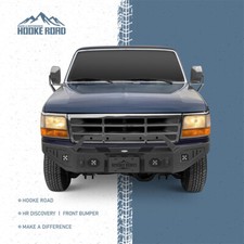 Heavy Duty Steel Front Bumper W Light For 1992-96 Ford Bronco F-150 F-250 F-350 Heavy Duty Steel Front Bumper W Light For 1992-96 Ford Bronco F-150 F-250 F-350