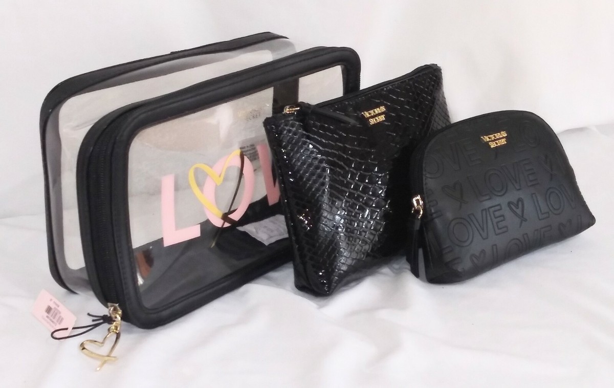 Victoria's Secret - Victoria’s Secret アノラック、ランドリーバッグ セット Victorias Secret LOVE TRIO SET VS Patch VANITY Beauty Case Bag NWT