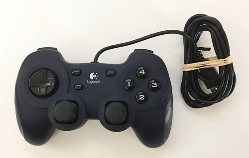 Logitech Dual Action Gamepad USB Game Controller G-UF13A (863247-0010) Dark Blue