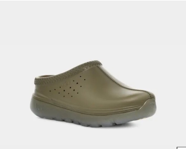 UGG Tasman Sport Slide Mule Slip On Slippers Men Green Clog Size 6