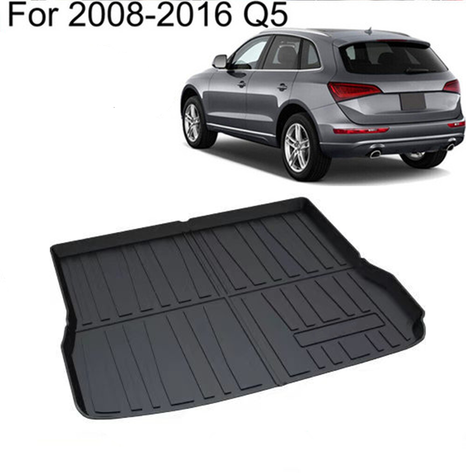 Rear Trunk Boot Tray Liner Mat TPO Floor Carpet for 2009-2015 2016 2017 Audi Q5