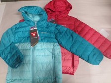 New Eddie Bauer Girl's Hooded Light Jacket XS 5/6 Pink or Green