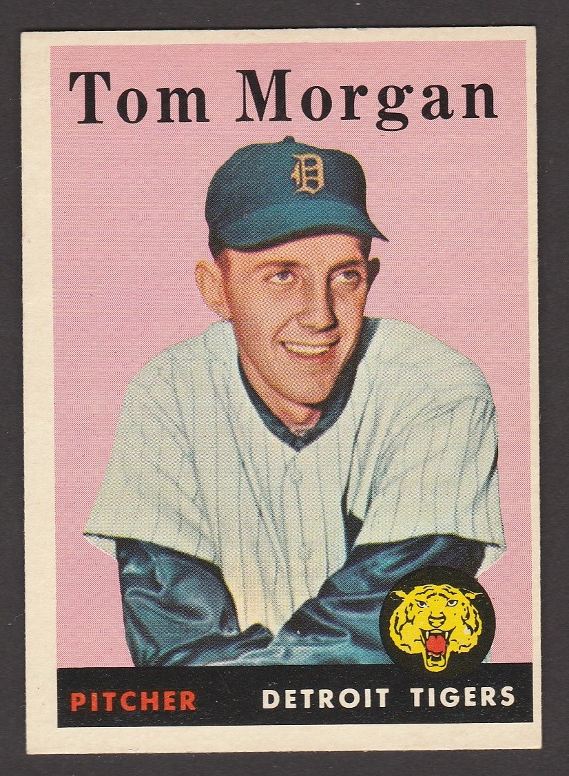 1958 TOPPS BASEBALL # 365 TOM MORGAN INV J2082 | eBay