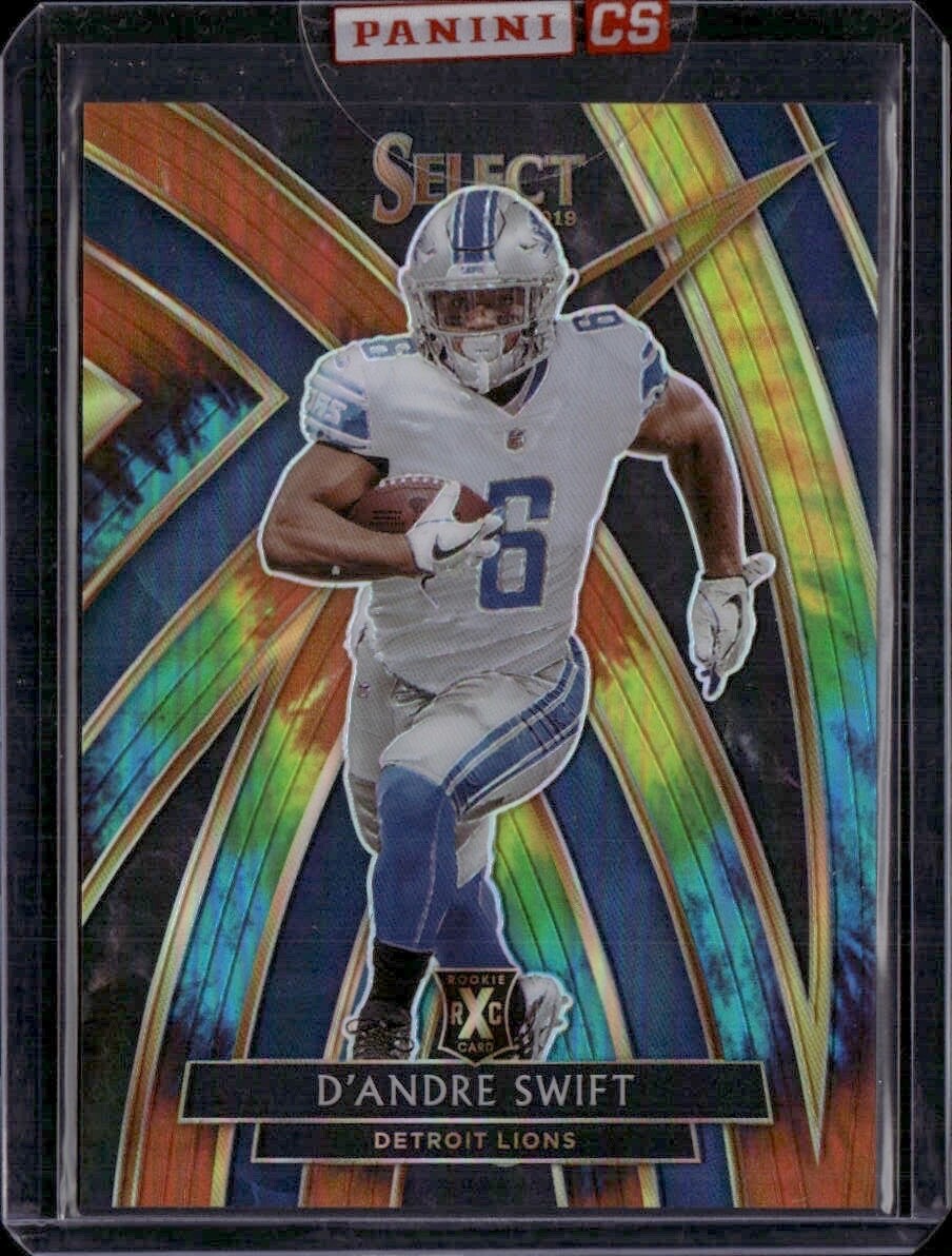 2019 Panini Select - 2020 XRC Prizm Redemption Tie-Dye #307 D'Andre Swift 25/25