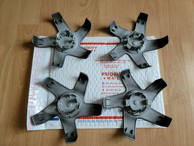 Set of 4 Genuine OEM 2017-2023 Tesla Model 3 Black center Set of 4 Genuine OEM 2017-2023 Tesla Model 3 Black center