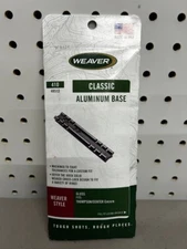 Weaver Top Mount Base - 410 - 48513 - Black