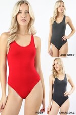 Women's Racer-Back Bodysuit 8 color choices 