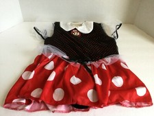 NEW Disney Minnie Mouse 12-18 Mos. Deluxe Little girl Costume or Dress Up