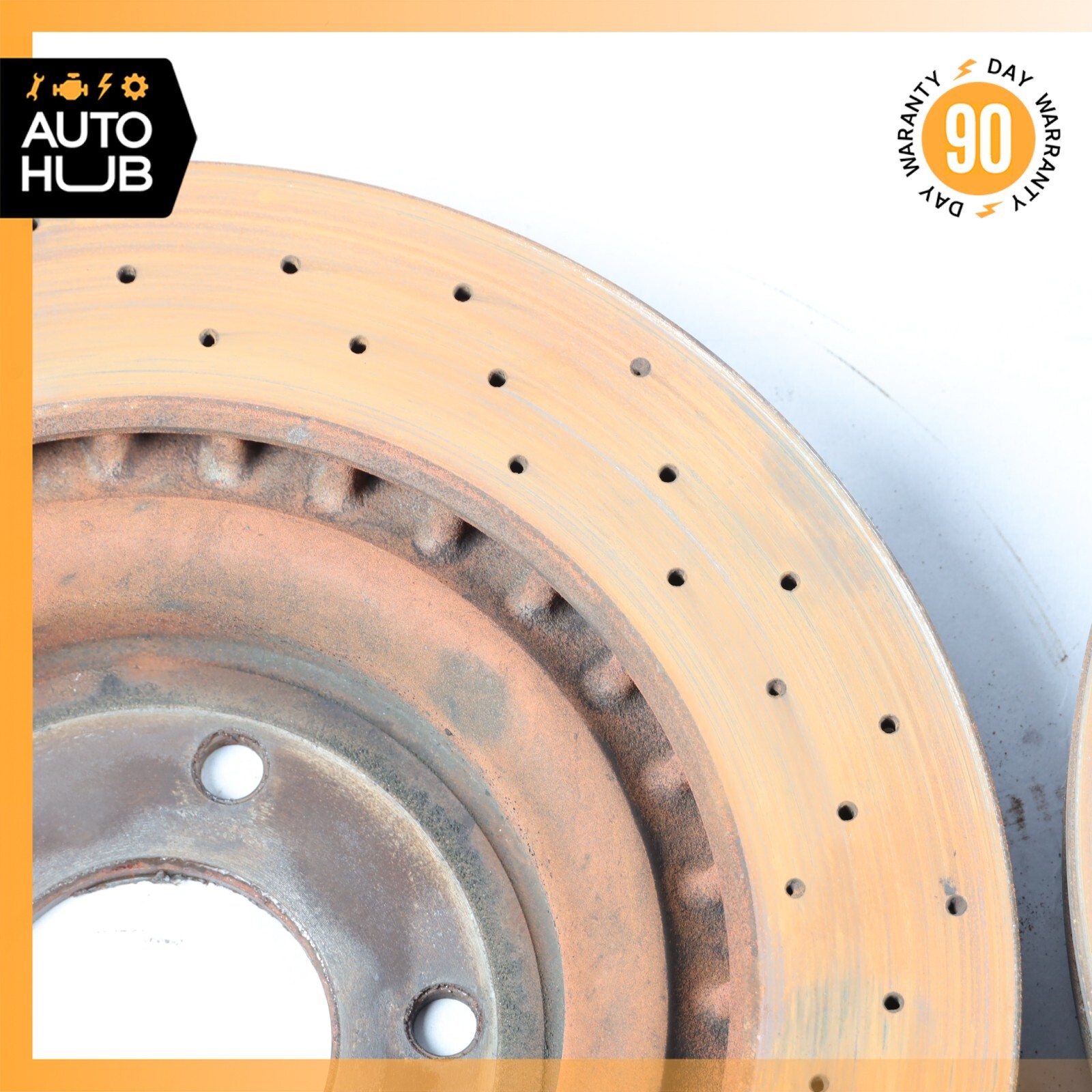 00-04 Aston Martin DB7 Front Brake Rotors Disc Left & Right Set OEM 20k