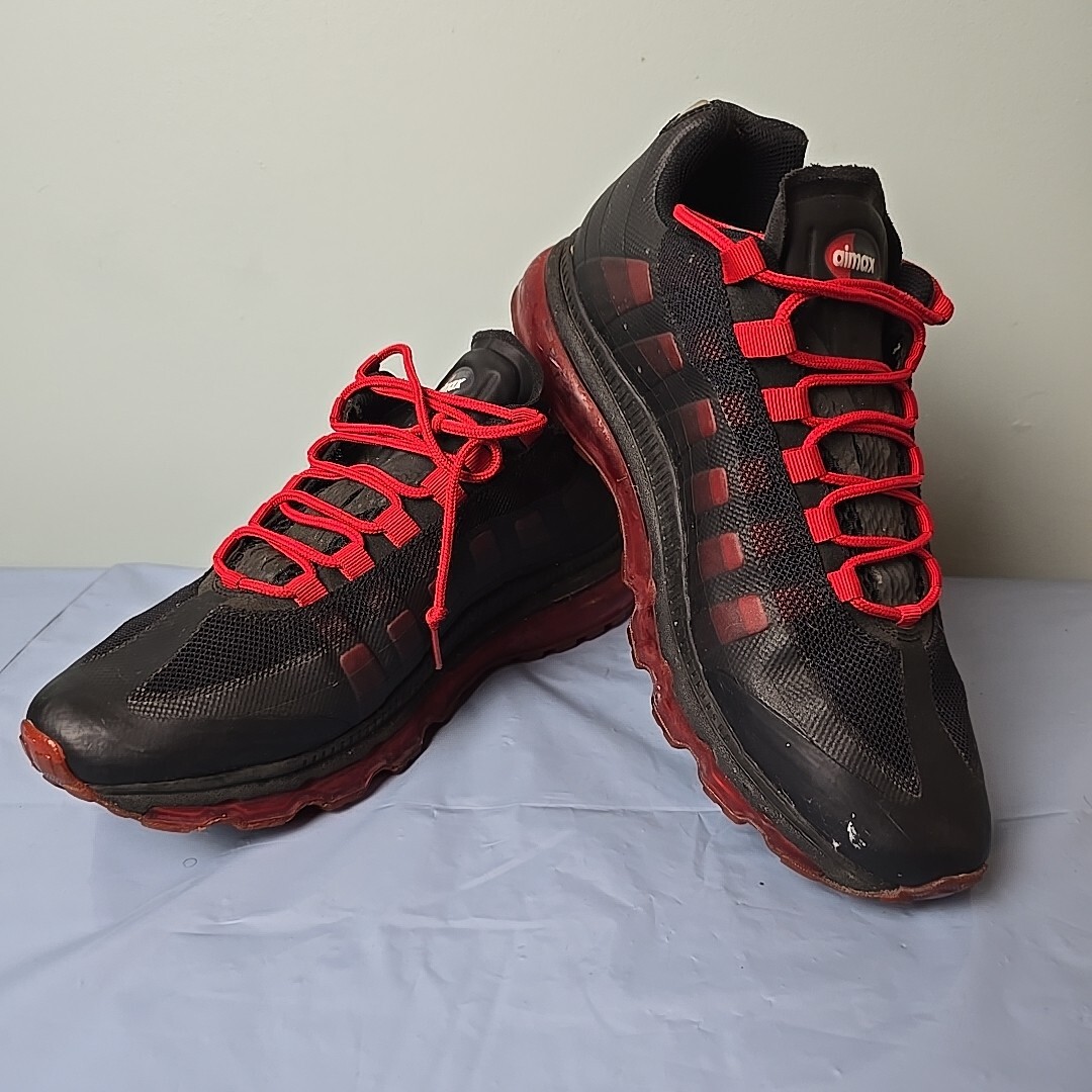 Size 10.5 - Nike Air Max+ 95 360 Black for sale online | eBay