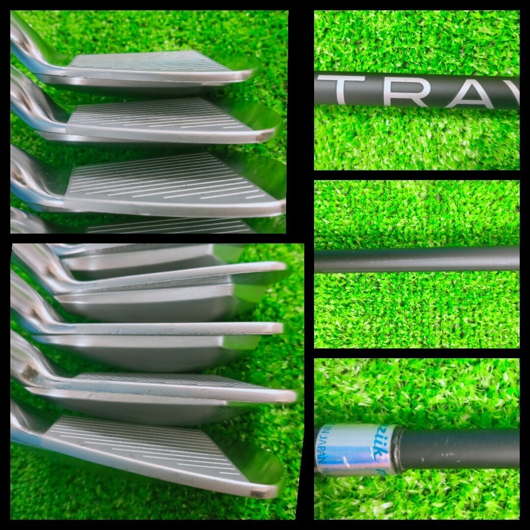 ムジーク Deep Muscle II Iron 7本TRAVIL 85R Muziik DEEP MUSCLE II 7Pcs 5-9+Pw+Gw iron set TRAVIL IRON 85