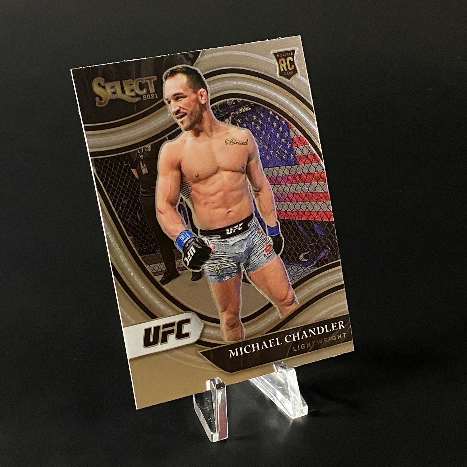 2021 PANINI SELECT UFC OCTAGONSIDE SP BASE ROOKIE RC MICHAEL CHANDLER NO 222