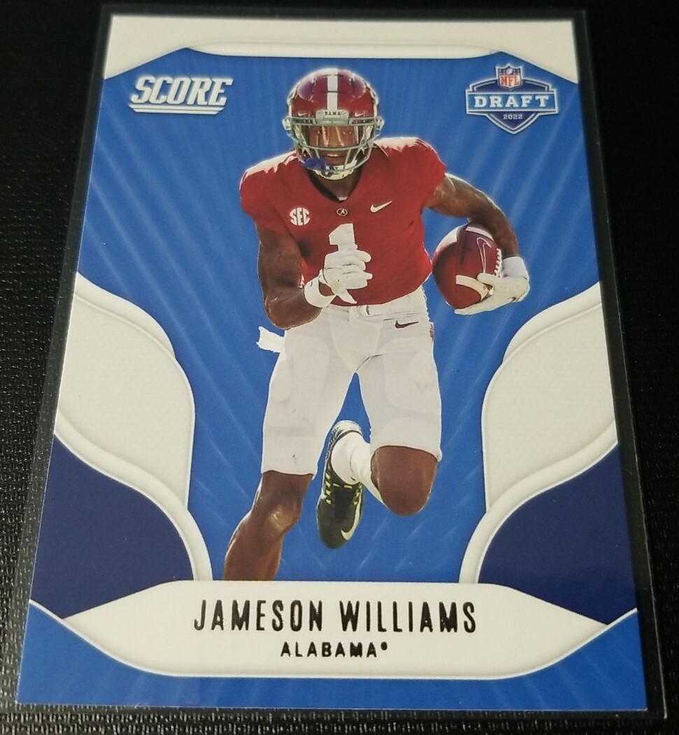 2022 Panini Score NFL Draft JAMESON WILLIAMS Rookie Base #D9 Detroit Lions RC