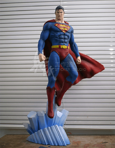 Superman DC Comic 3D Unpainted Figure Model GK Blank Kit New Hot Toy In Stock - Imagen 2 de 8