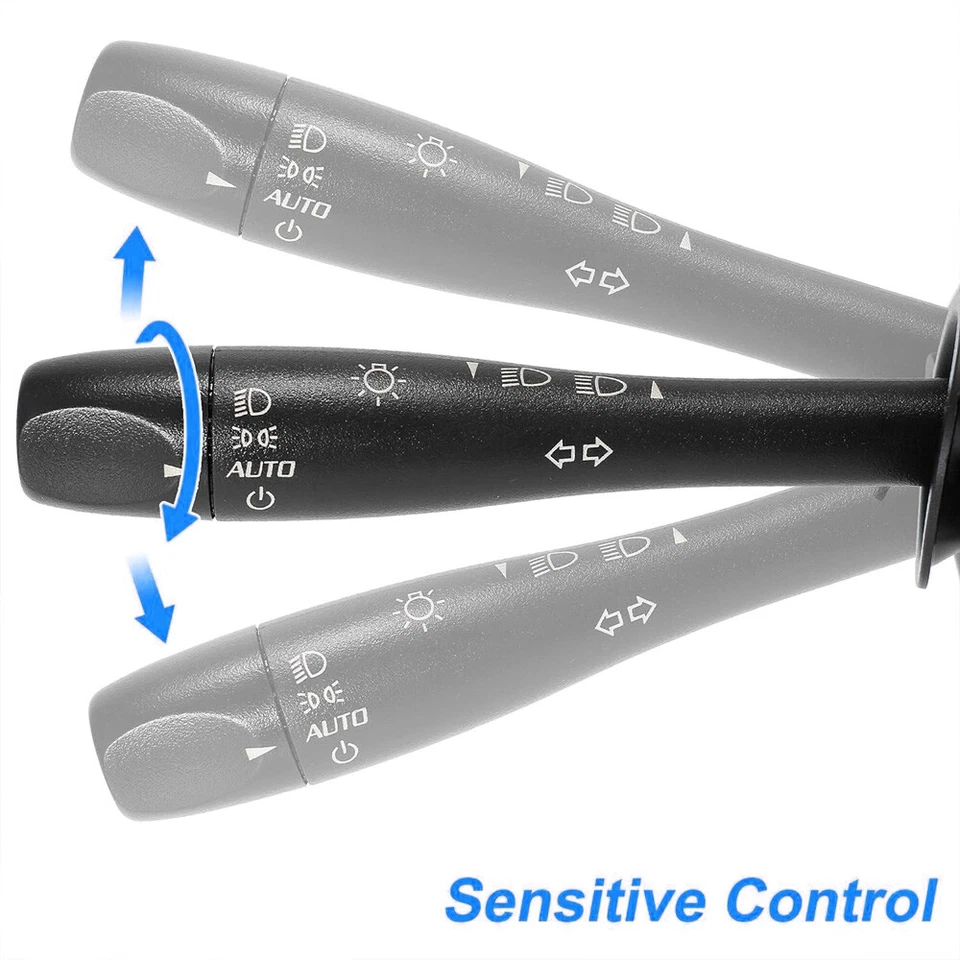 Interruptor de seta Fit 2007-2009 Chevrolet Equinox 06-11 HHR alta qualidade PRETO - Imagem 4 de 4