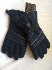 Andake ski gloves Aquatrail Thinsulate NWT black M stocking stuffer great gift!