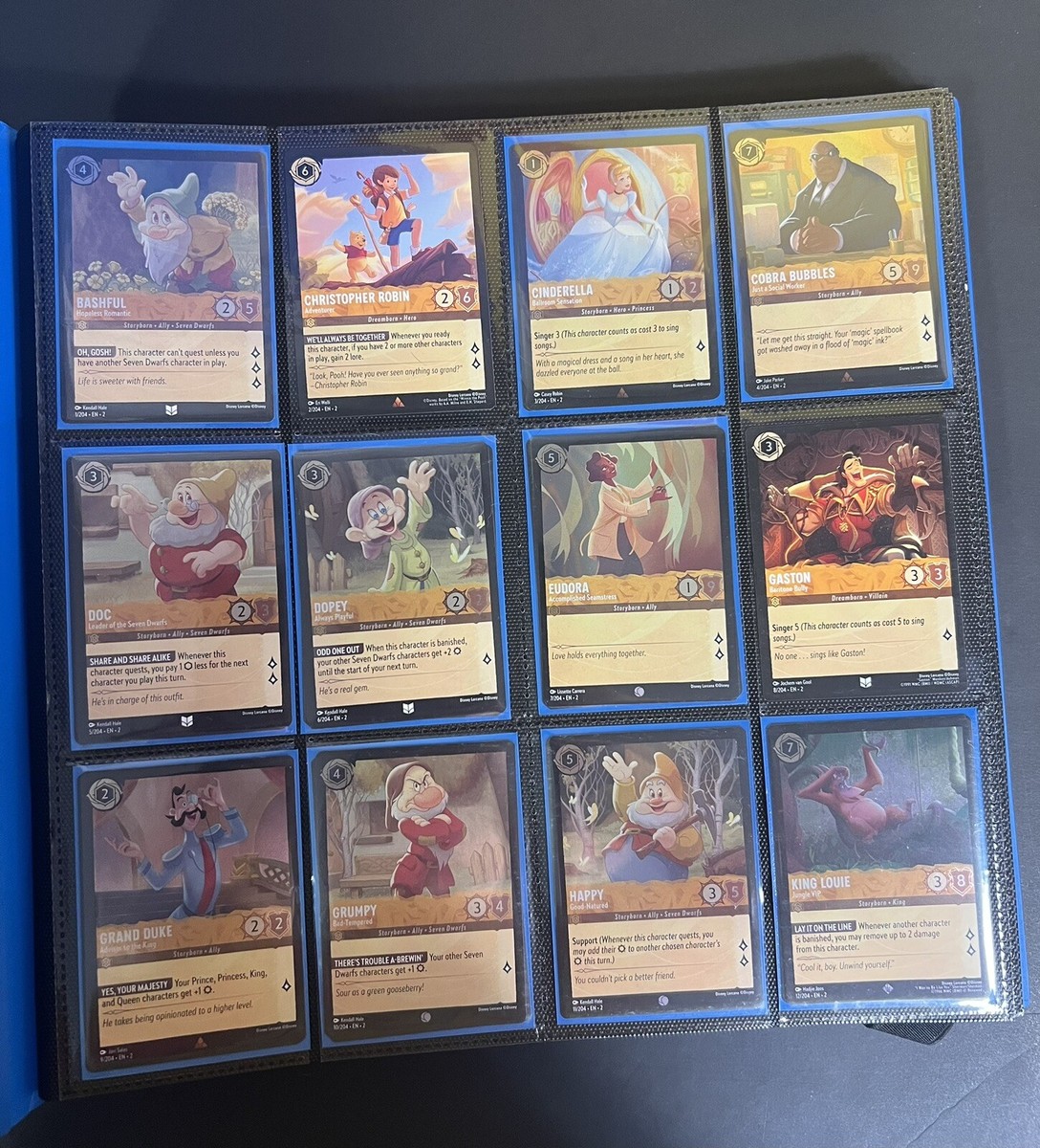 Disney Lorcana TCG Rise of Floodborn Near COMPLETE MASTER Set Foil