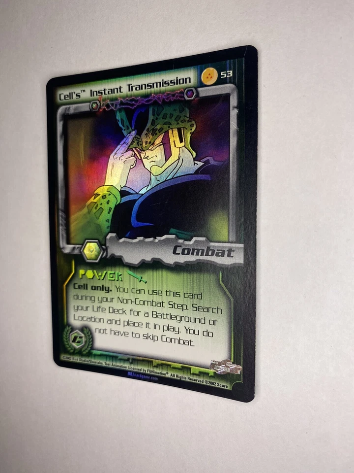 Dragon Ball Z TCG Cell’s Instant Transmission Foil Unlimited Score 53 DBZ CCG - Image 2 of 4