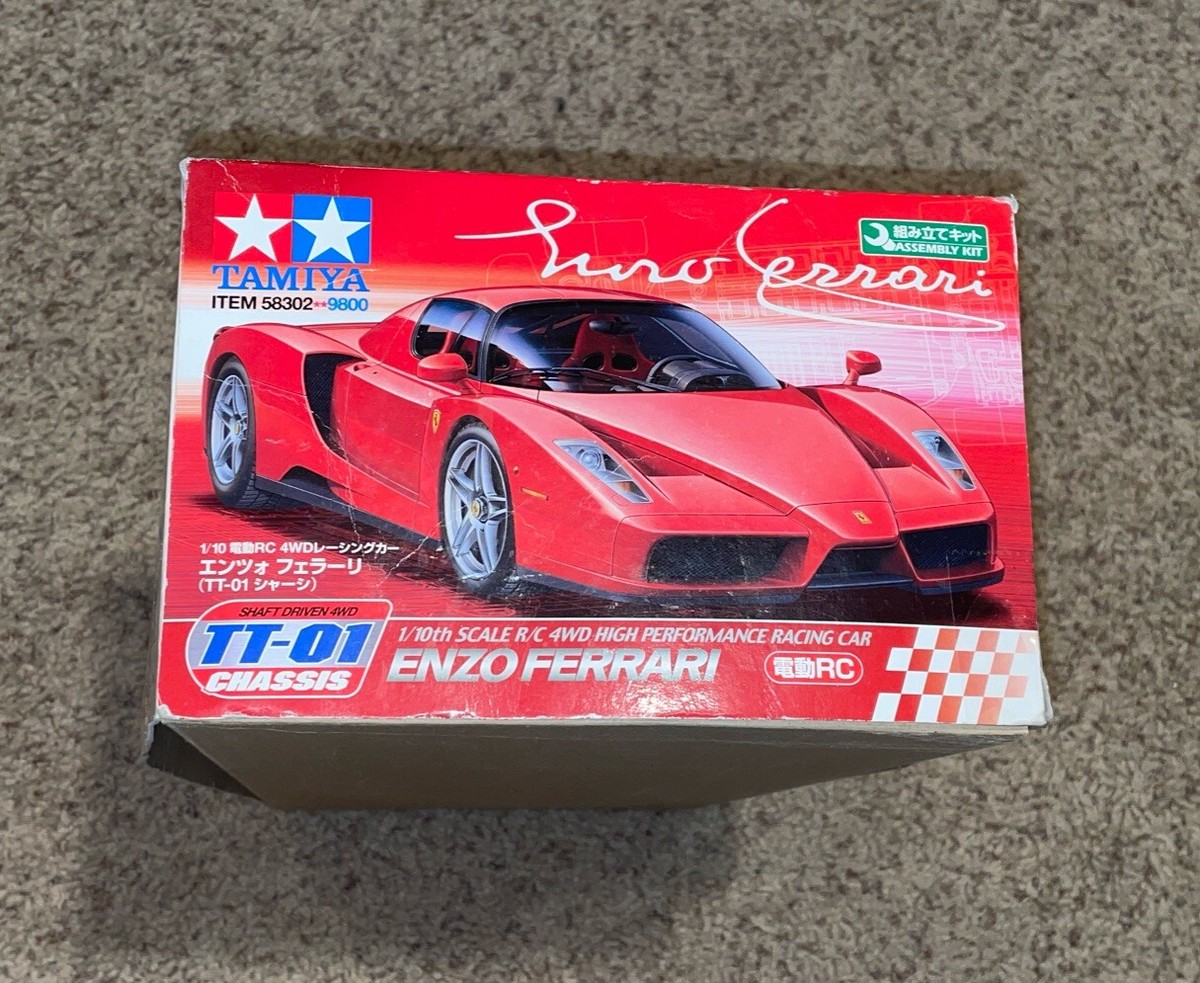 タミヤ☆エンツォ フェラーリ TT-01シャーシ☆1/10・未組立キット