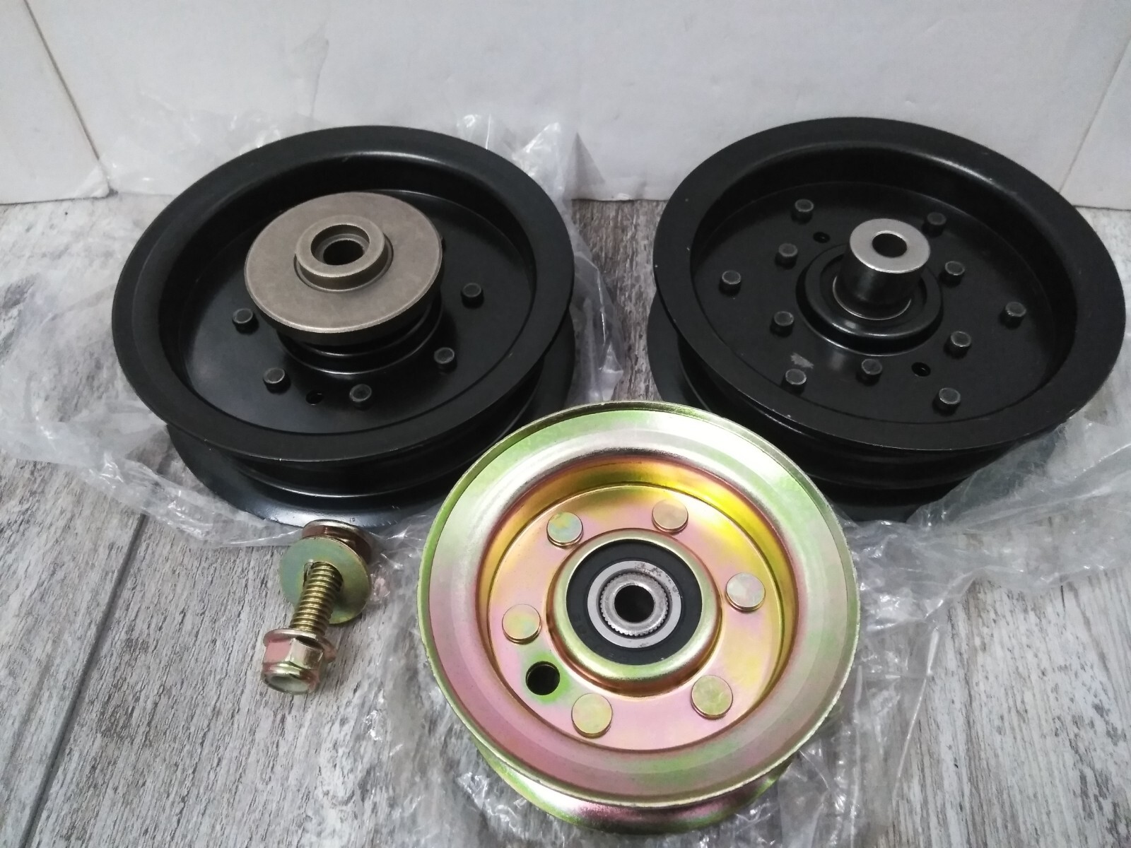 3 Idler Pulley Deck 48" Kit For Husqvarna YTH23V48 YTH24V48 YTH24K48