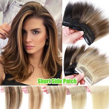 Highlight One Piece Side Hair Pad Topper Clip In Real Remy Human Hair Extensions