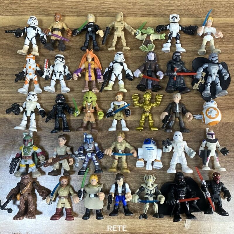 Star Wars Playskool Galactic Heroes Imperial Jedi Force Clone Trooper Yoda Toys
