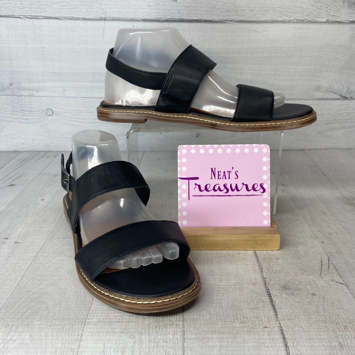 新品未使用】LUCKY BRAND kenadee レザーウェッジサンダル 新品未使用】LUCKY BRAND kenadee レザーウェッジサンダル