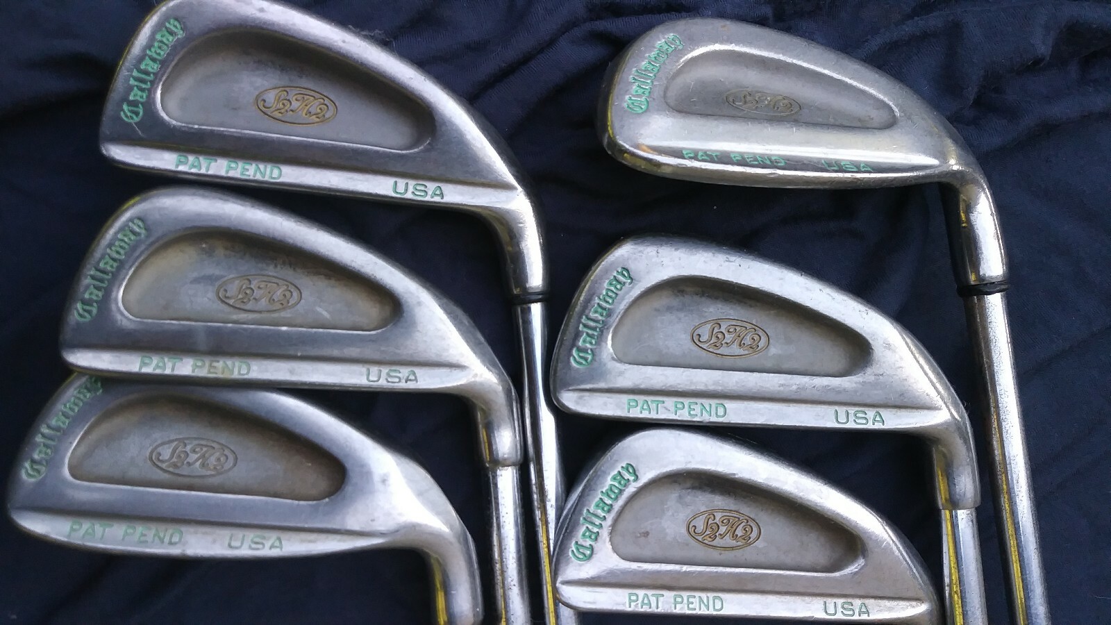 Lady Callaway S2H2 49 AW Iron Set Ladies Gems Steel shafts no 8 iron