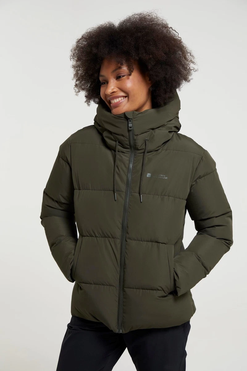 Mountain Warehouse Womens Short Toasty Padded Jacket Water Resistant Ladies  Coat | eBay