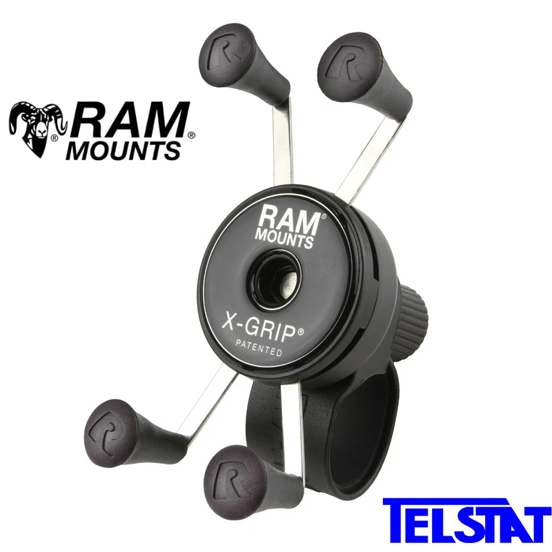 RAM Bike Handlebar Phone Mount RAP-460-UN7U iPhone 14 14Pro & 15Pro Galaxy S23 - image 2 of 4