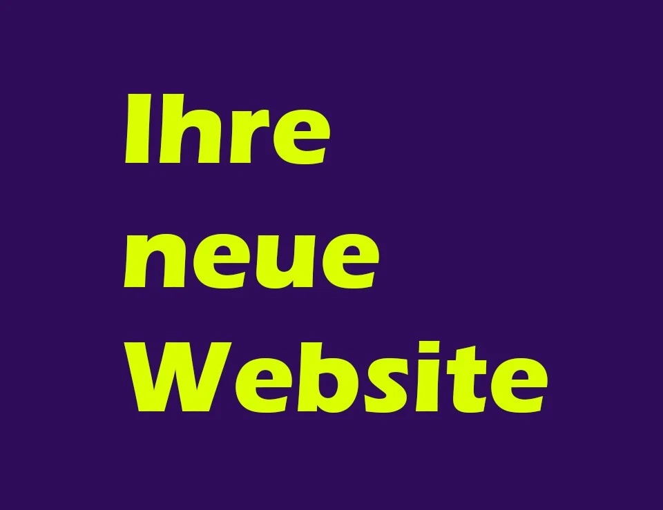 Professionelles Webdesign - Websites - Shops - SEO