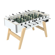 Profi Kickertisch Tischkicker Deutscher Meister Profiline Weiß