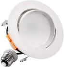 4-Inch Led Gimbal Recessed Retrofit Downlight, 11W (65W Equiv.)