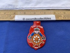 Vintage 1960's Sea Captain Finger Clicker Japan Tin Litho Red Badge Shield Type
