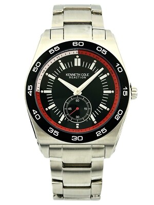 Kenneth Cole KC3764 Black Dial Stainless Steel Bracelet Dress