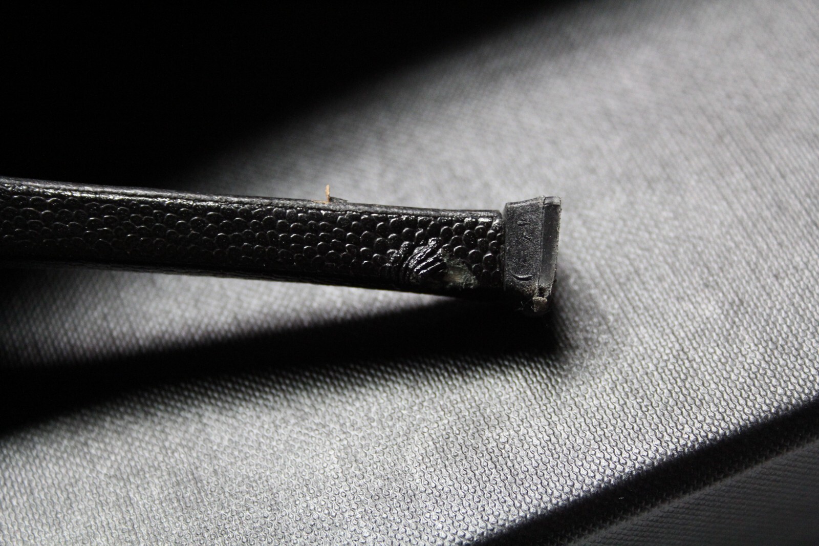 Décolleté Yves Saint Laurent YSL Tribtoo plateau pelle a grana nera taglia 36 5