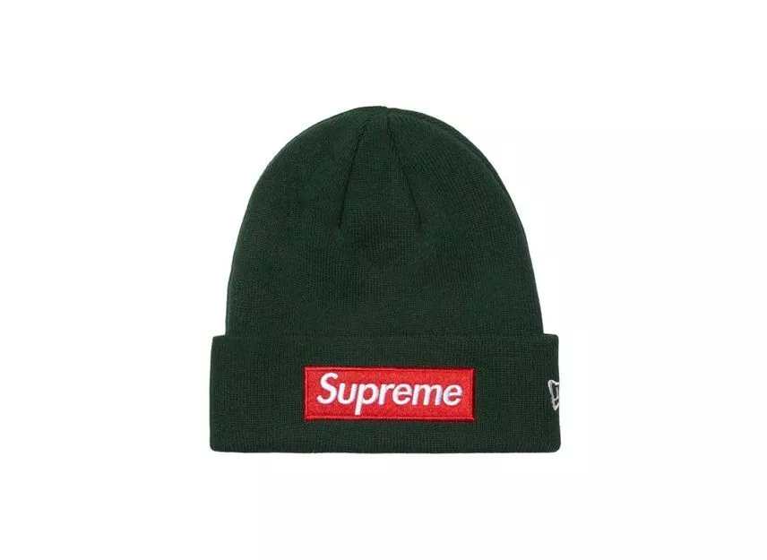 Bonnet Supreme New Era boîte logo pin foncé